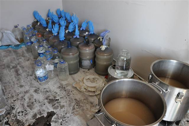 Yer: Bartın... Sahte içki yapılıyordu, bomba gibi patladı