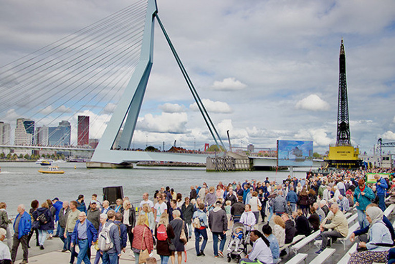 Rotterdam Limanı’nda iklim protestosu