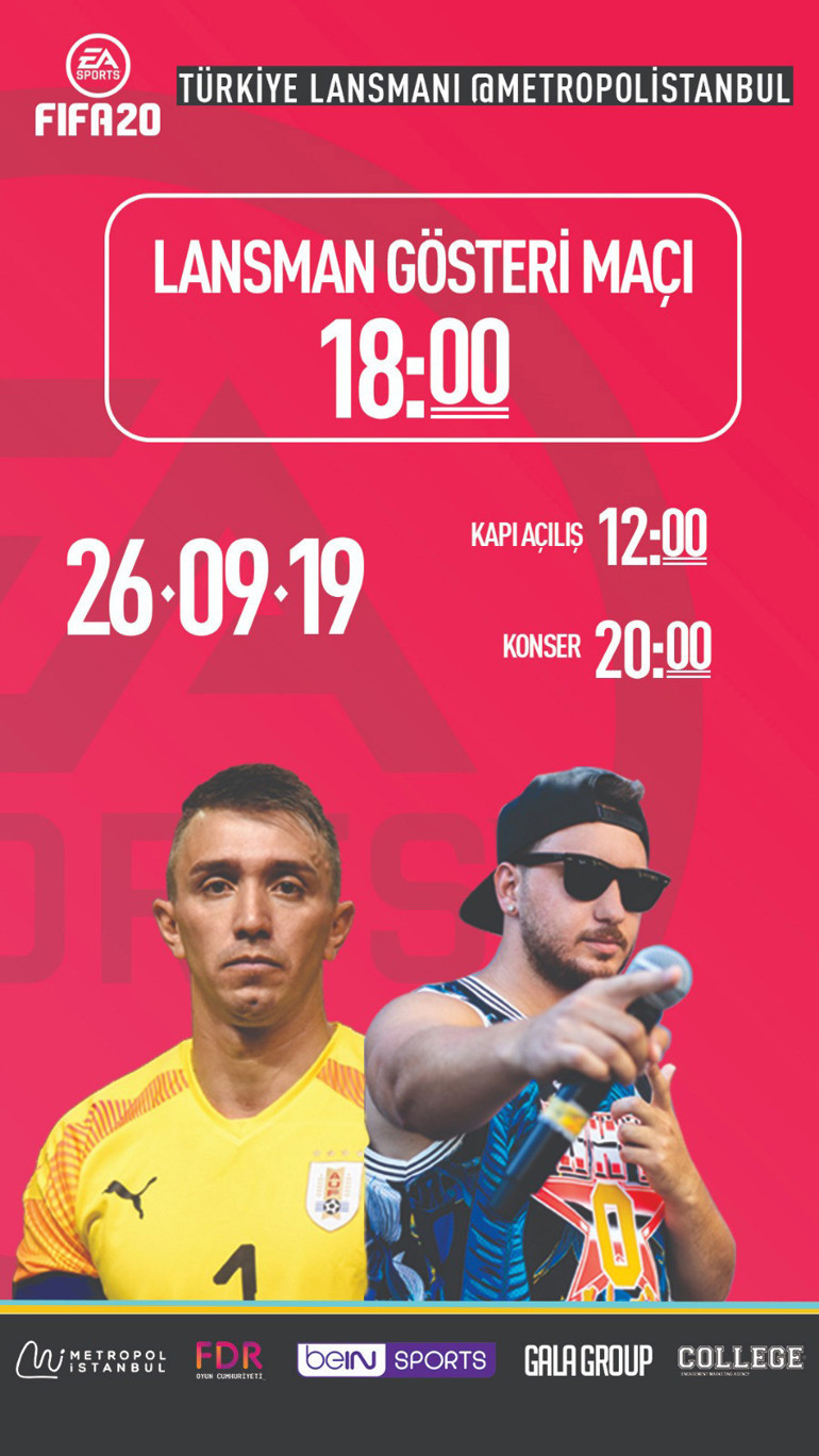 FIFA20 lansmanı İstanbulda yapılacak