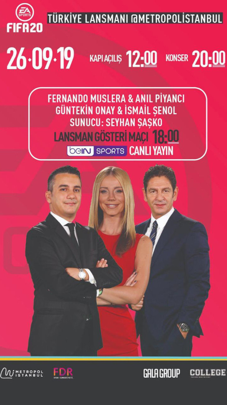 FIFA20 lansmanı İstanbulda yapılacak