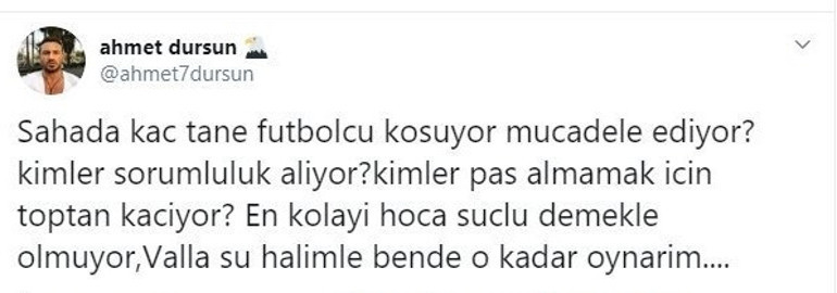 Ahmet Dursun patladı Ben olsam...