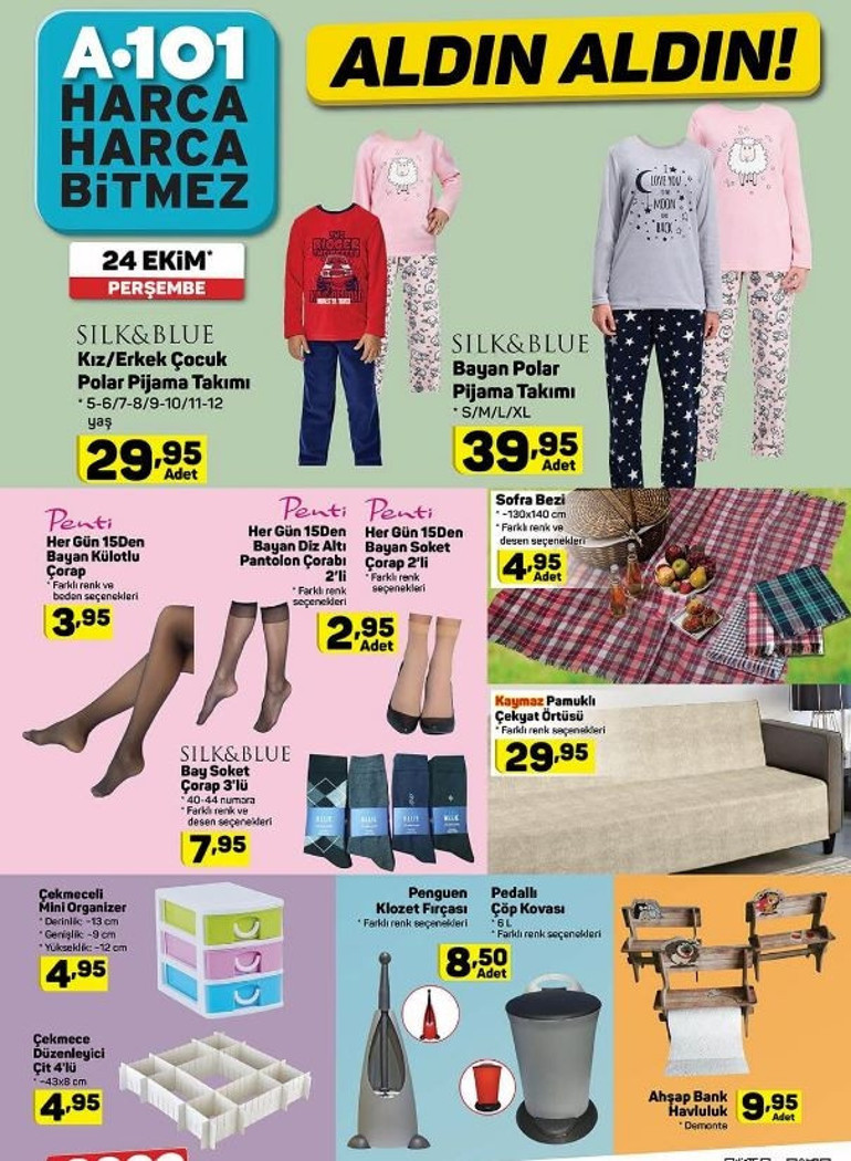 BİM Şok A101 aktüel ürünler kataloğu içerisinde hangi ürünler var