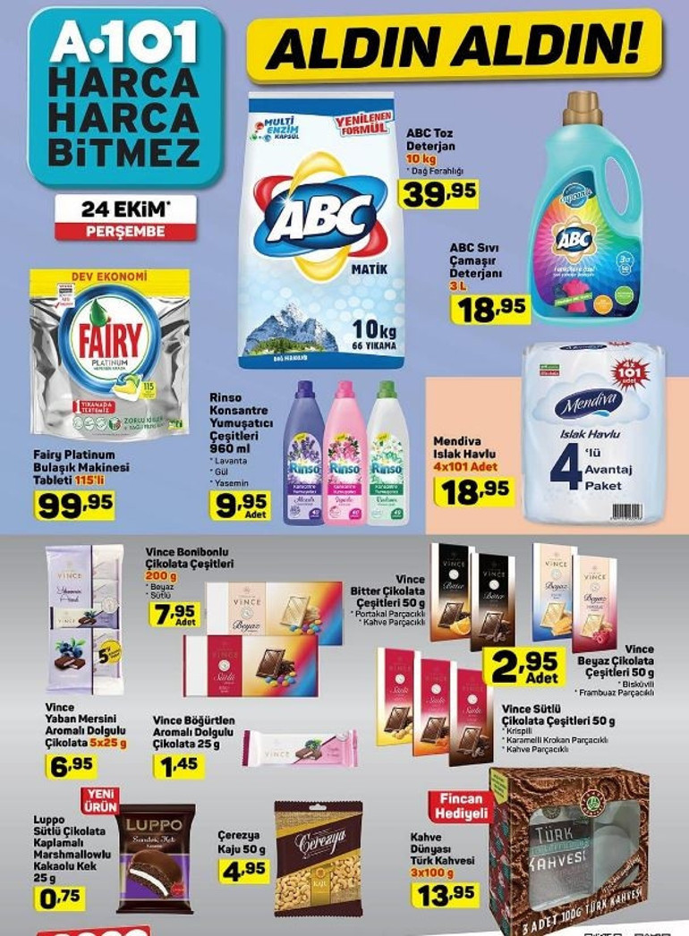 BİM Şok A101 aktüel ürünler kataloğu içerisinde hangi ürünler var