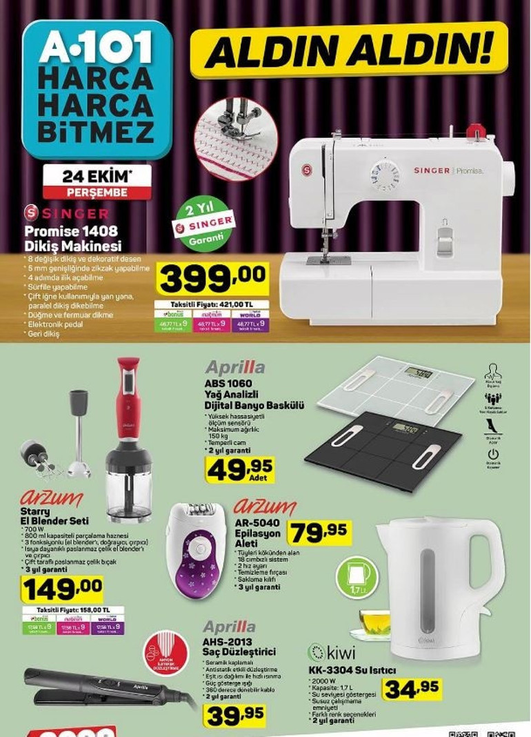 BİM Şok A101 aktüel ürünler kataloğu içerisinde hangi ürünler var