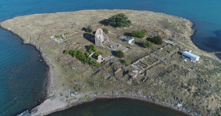 Edremit Körfezinin antik haritası çıkarılıyor