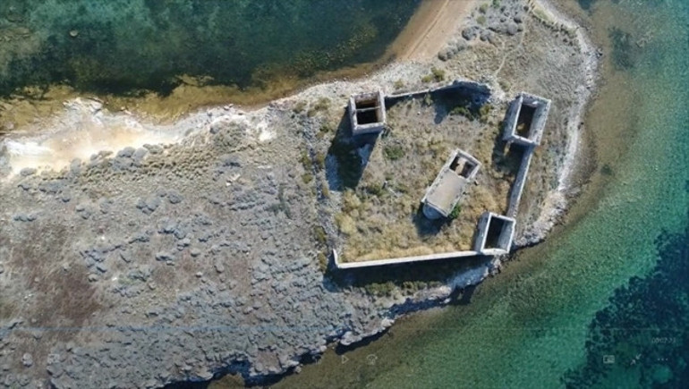 Edremit Körfezinin antik haritası çıkarılıyor