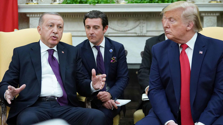 Son dakika... Cumhurbaşkanı Erdoğan, Trump ile görüştü