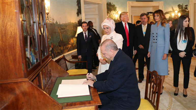 Son dakika... Cumhurbaşkanı Erdoğan, Trump ile görüştü