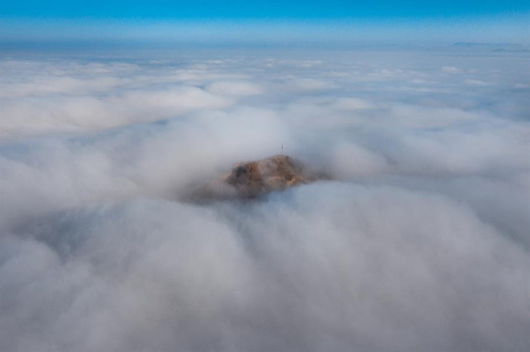 Karahisar Kalesinde eşsiz manzara
