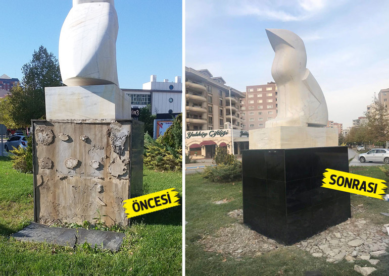 Kaderine terk edilmiş zabıta noktası