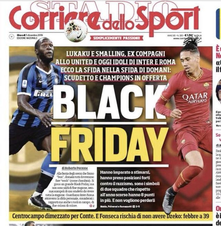 Skandal manşete savunma Corriere dello Sport...