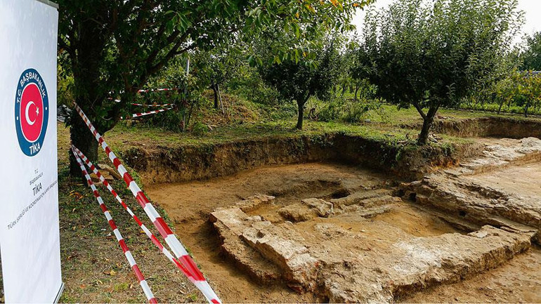 Kanuni Sultan Süleymanın Macaristandaki türbesi alanındaki kazı çalışmaları tamamlandı