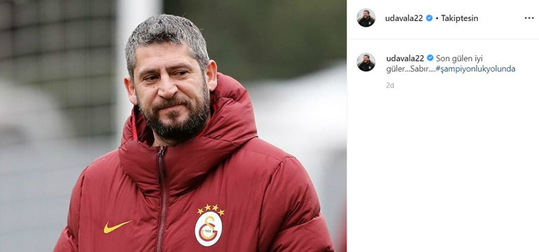 Ümit Davaladan şampiyonluk paylaşımı: Son gülen iyi güler
