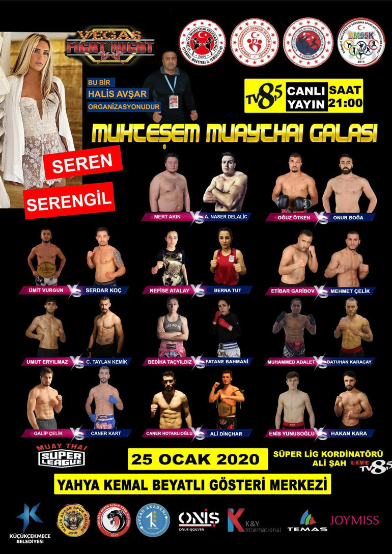 Muaythai Gala Gecesi 25 Ocakta İstanbulda