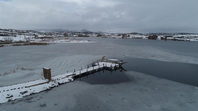 Frigyada kış manzarası büyülüyor