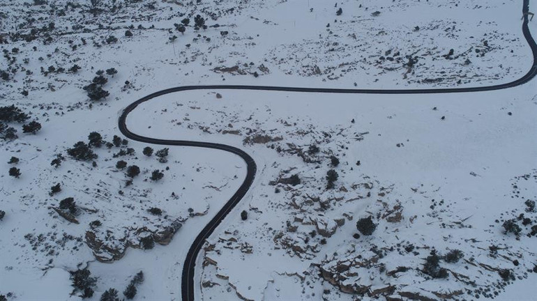Frigyada kış manzarası büyülüyor