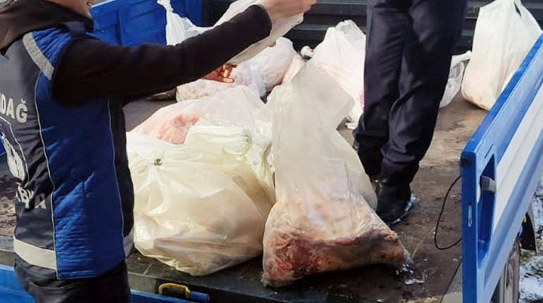 Tam 200 kilo Hepsi imha edilecek...