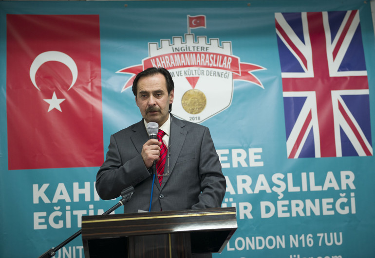 İngiltere Kahramanmaraşlılar Derneği’nden depremzedeler için destek gecesi