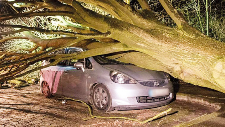 Kar fırtınası böyle vurdu