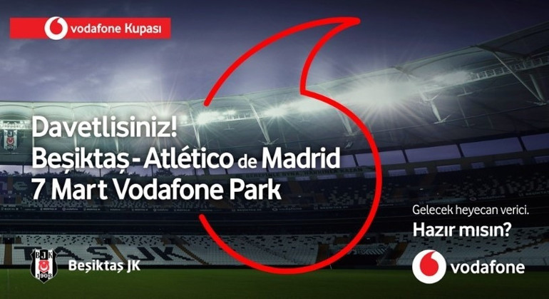 Vodafone Parkta saha kadınların