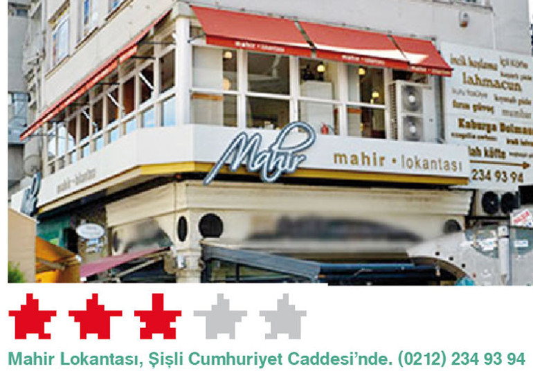 Lahmacun için tekrar giderim MAHİR LOKANTASI