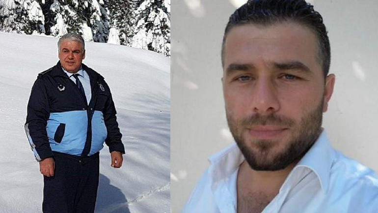 Şehitlikte bayrak asarken feci olay: 1 zabıta öldü, diğeri yaralı