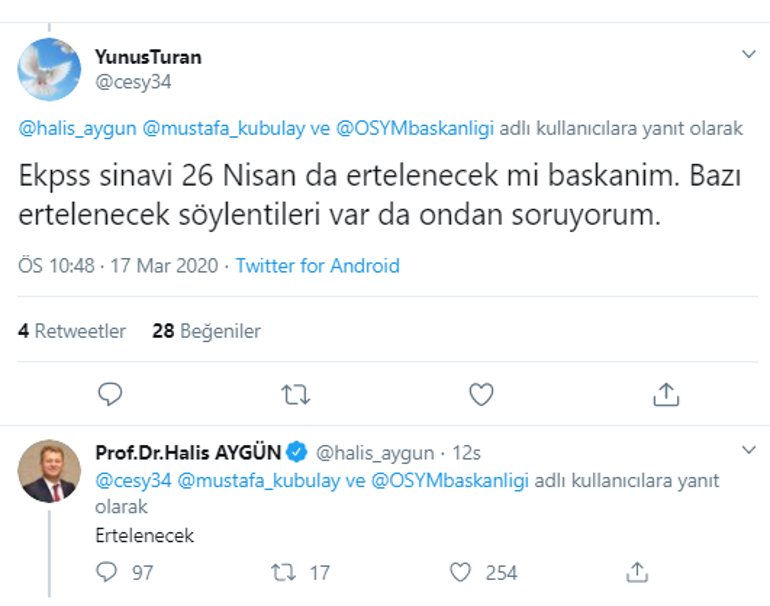 EKPSS ertelendi mi Gözler ÖSYMde