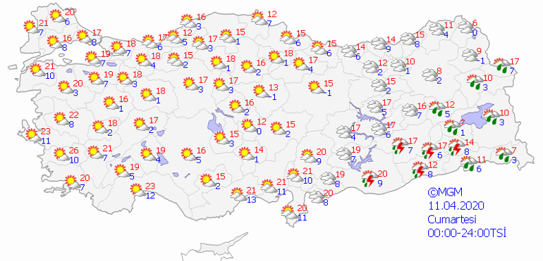 Sıcaklıklar artıyor: Hafta sonu hava nasıl olacak 11-12 Nisan il il hava durumu raporu