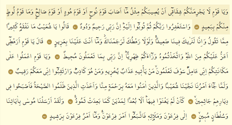 Hud Suresi Oku - Hûd Suresi Anlamı, Tefsiri, Türkçe ve Arapça Okunuşu (Diyanet Meali)