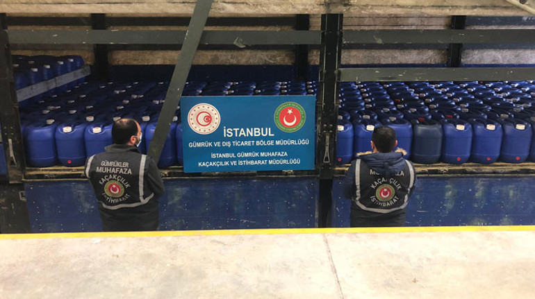 İstanbul ve Hatayda ortak operasyon 85 ton sülfürik asit...