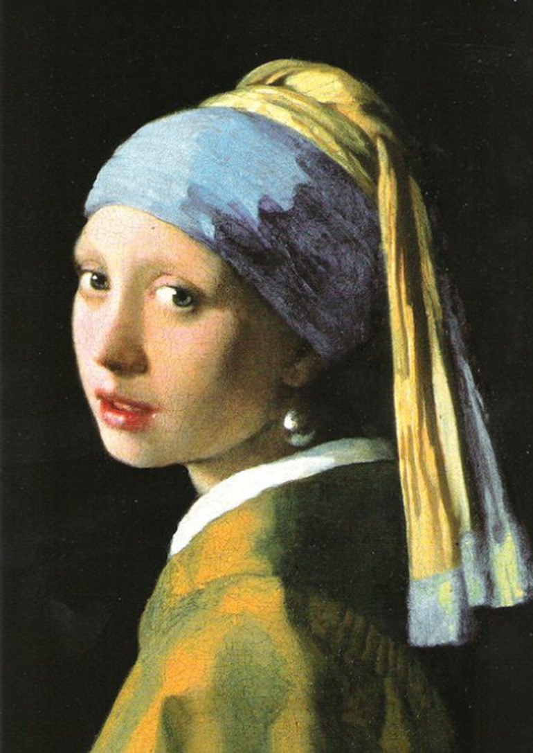 Hollandalı Mona Lisaya cerrahi maske