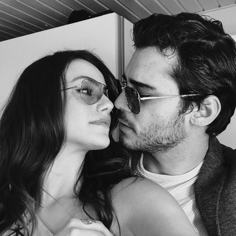 Dilan Telkök ve eşi Berkay Hardaldan aşk pozu