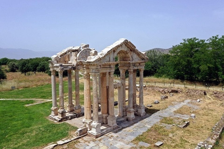 Afrodisias Antik Kenti sanal alemde