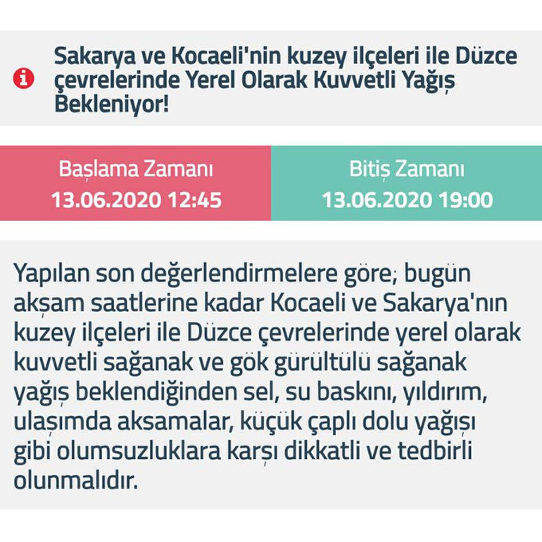 Hava durumu bugün nasıl olacak İşte il il hava durumu raporu