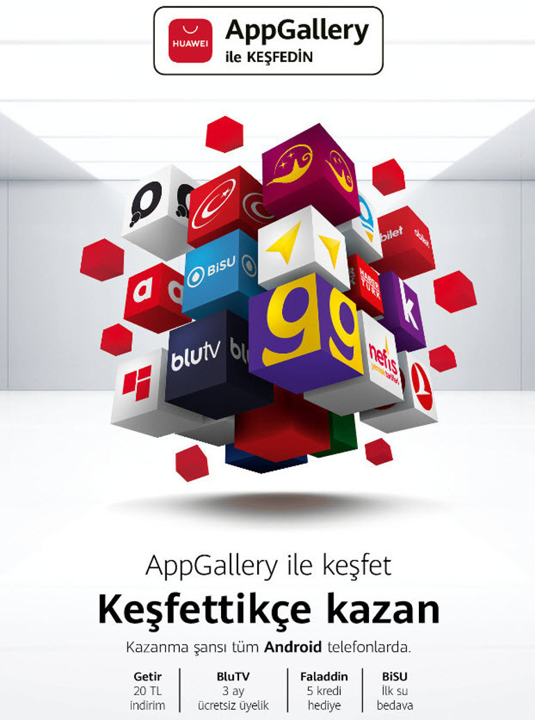 AppGallery kullananlar için Huaweiden sürpriz