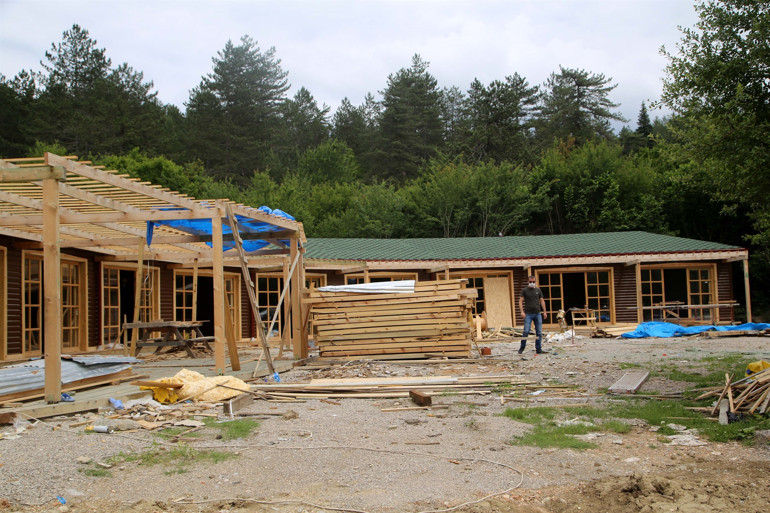 Horma Kanyonuna yapılan yeni yatırımlar hizmet için gün sayıyor