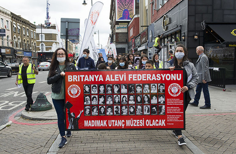 Madımak ‘can’larına Londra’da anma töreni