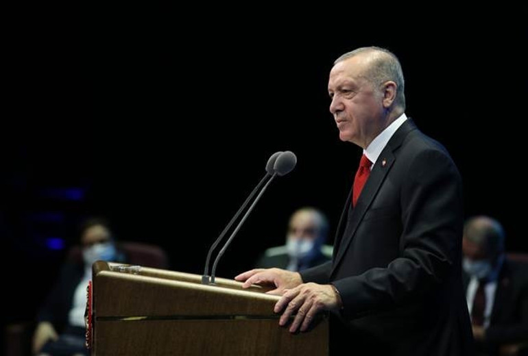 Son dakika... Cumhurbaşkanı Erdoğan: Hakkını söke söke alan bir ülke olarak devam edeceğiz
