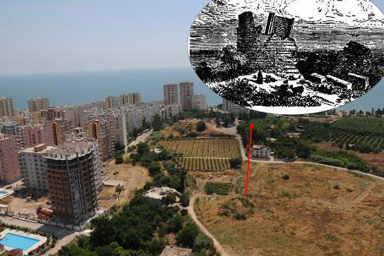Aratosun anıt mezarı kazılarında iç duvara ulaşıldı