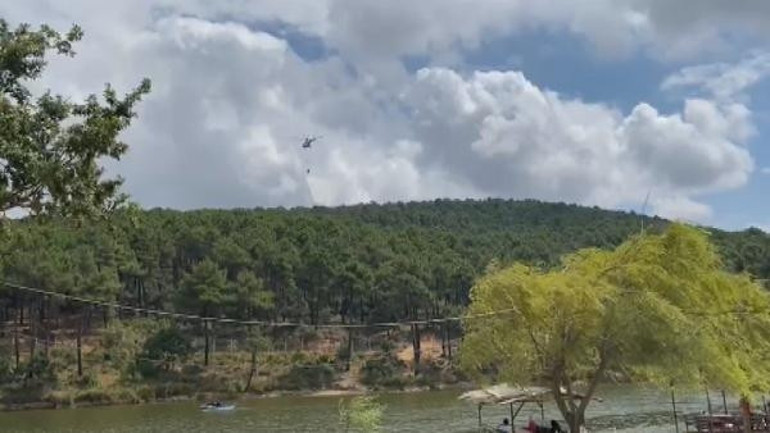 Son dakika... Aydos Ormanında yine yangın