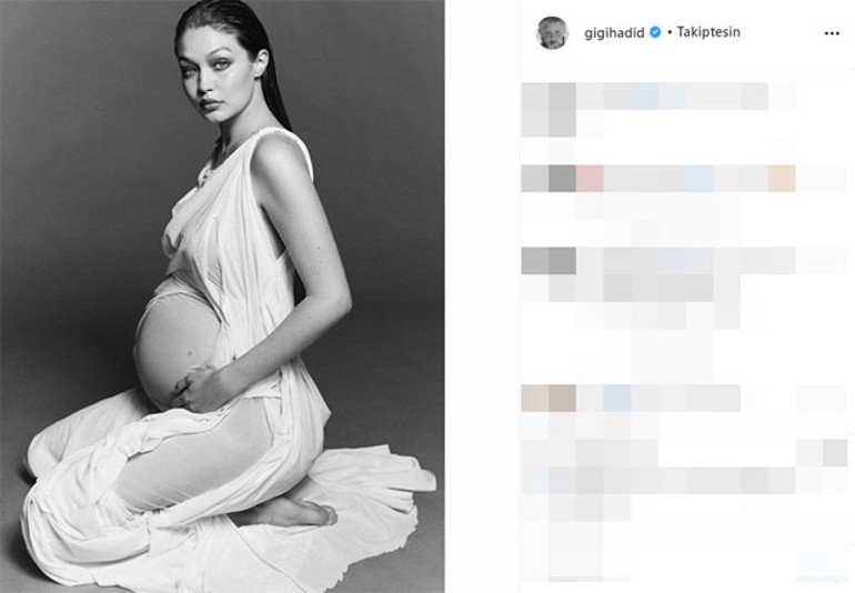 Gigi, bebek için gün sayıyor