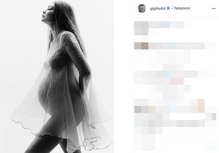 Gigi, bebek için gün sayıyor