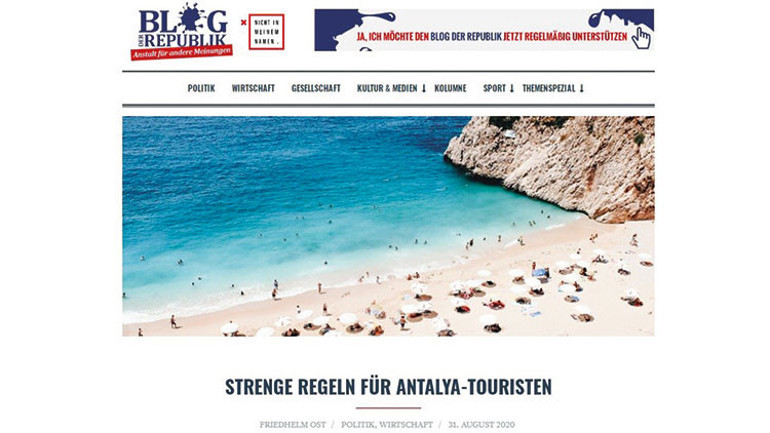 Alman siyasetçi Friedhelm Ost’tan Türkiye övgüsü: ‘Turizm önlemleri mükemmel’