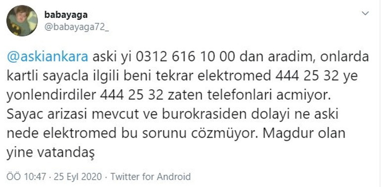 Kartlı sayaçta arıza isyanı