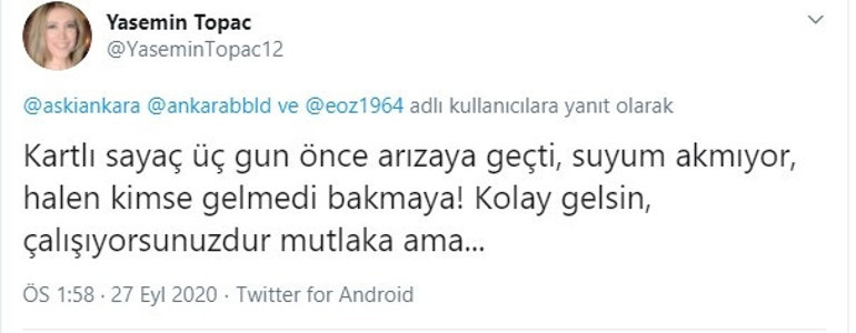 Kartlı sayaçta arıza isyanı