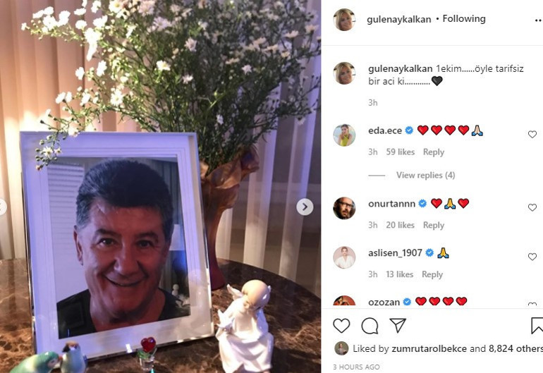 Tarık Ünlüoğlu’nun eşi Gülenay Kalkan Ünlüoğlu’ndan duygusal mesaj