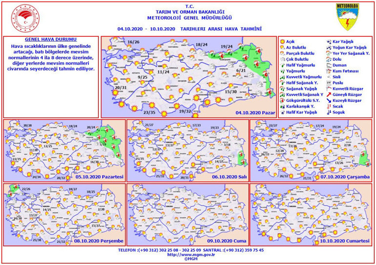 Son dakika haberleri… Meteoroloji’den sarı alarm 4 ile 8 derece…
