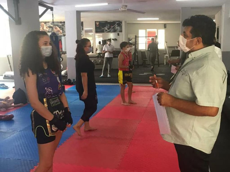 Muaythai 10.Khana geçiş sınavı İzmirde yapıldı