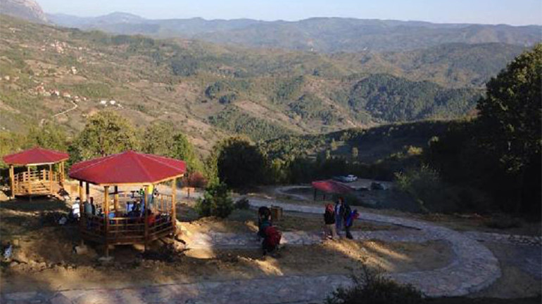 Küre Dağları Milli Parkındaki 3 katlı Seyir Terasına ziyaretçi akını