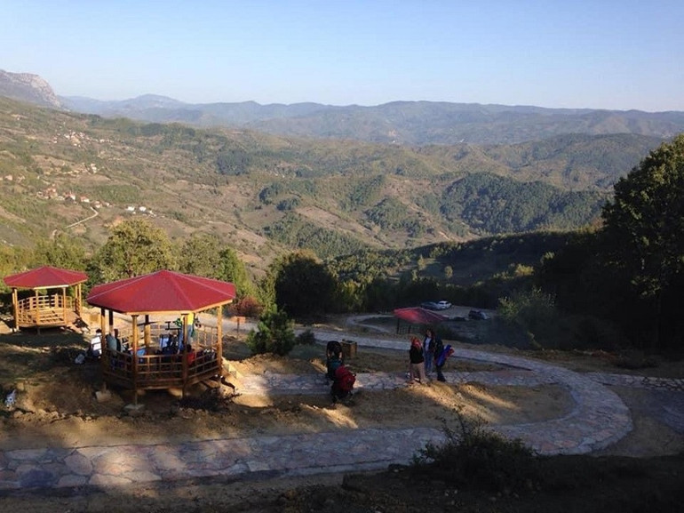 Küre Dağları Milli Parkındaki 3 katlı Seyir Terasına ziyaretçi akını